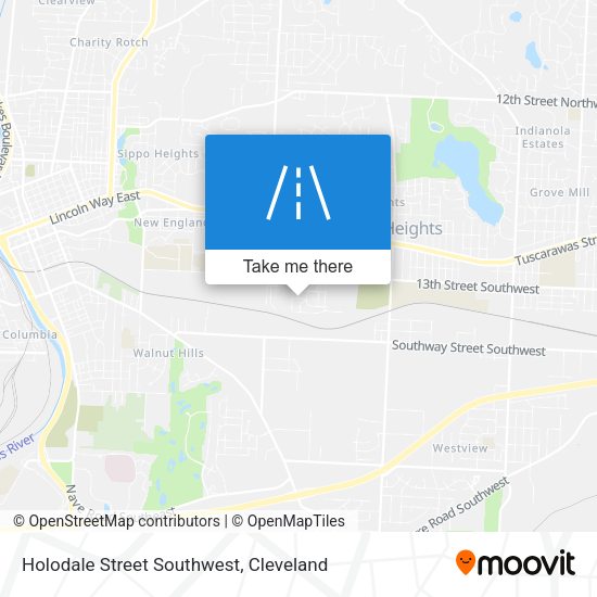 Mapa de Holodale Street Southwest