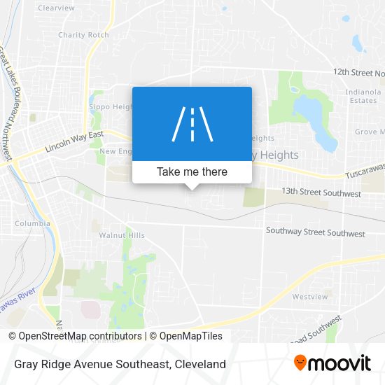 Mapa de Gray Ridge Avenue Southeast