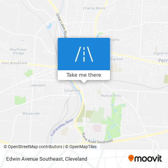 Mapa de Edwin Avenue Southeast