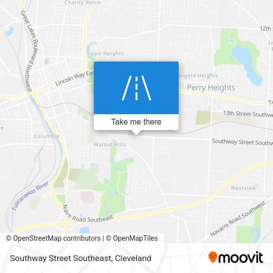 Southway Street Southeast map