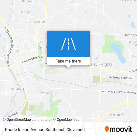 Rhode Island Avenue Southeast map