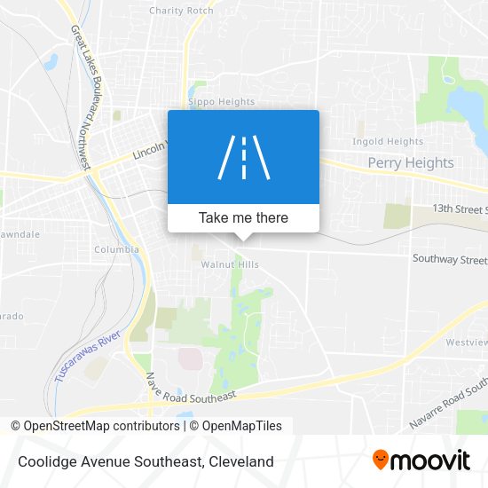 Mapa de Coolidge Avenue Southeast