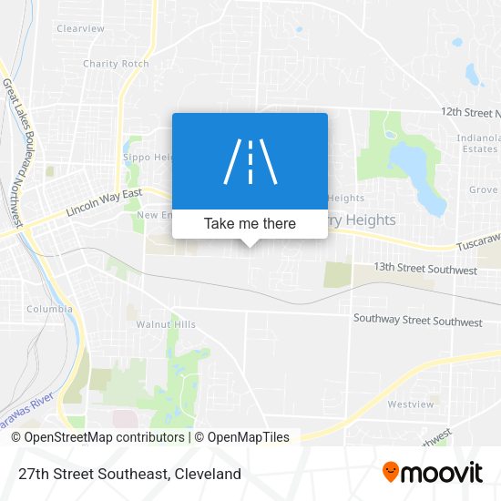 27th Street Southeast map