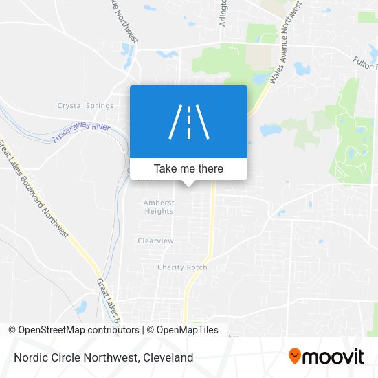Mapa de Nordic Circle Northwest
