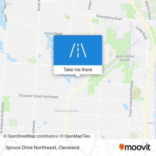 Mapa de Spruce Drive Northwest
