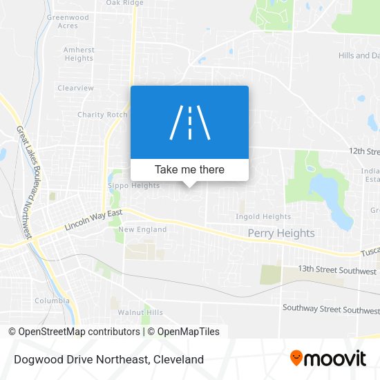 Dogwood Drive Northeast map