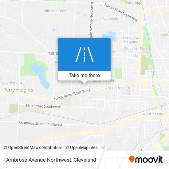 Mapa de Ambrose Avenue Northwest