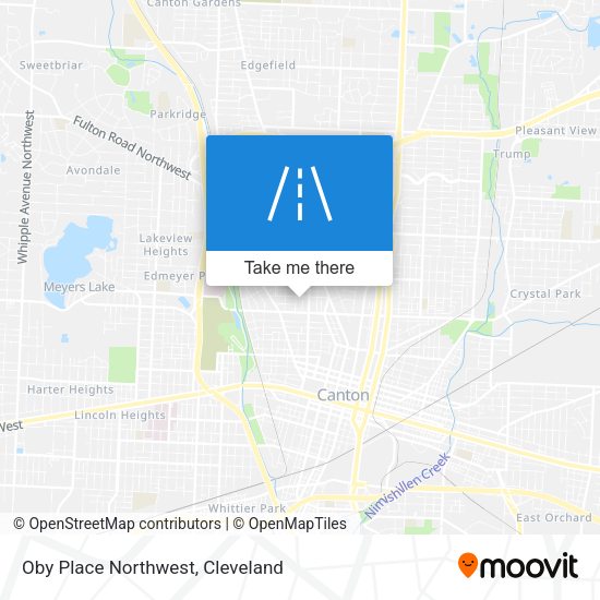 Mapa de Oby Place Northwest