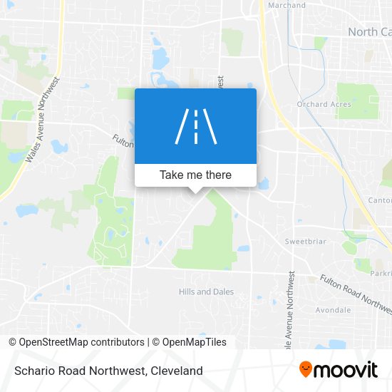 Schario Road Northwest map