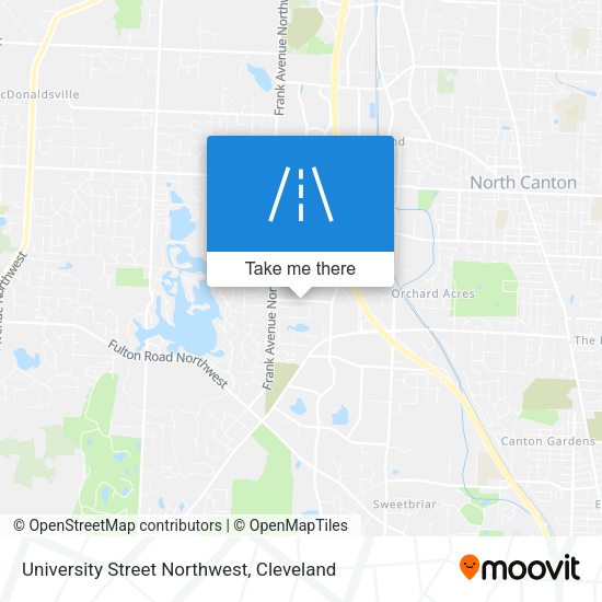 Mapa de University Street Northwest