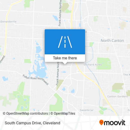 Mapa de South Campus Drive