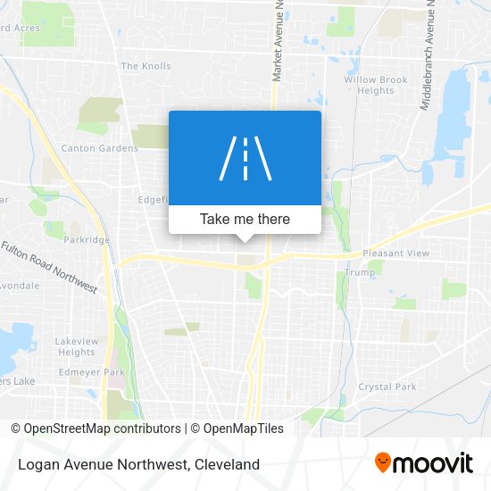 Logan Avenue Northwest map