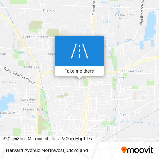 Harvard Avenue Northwest map