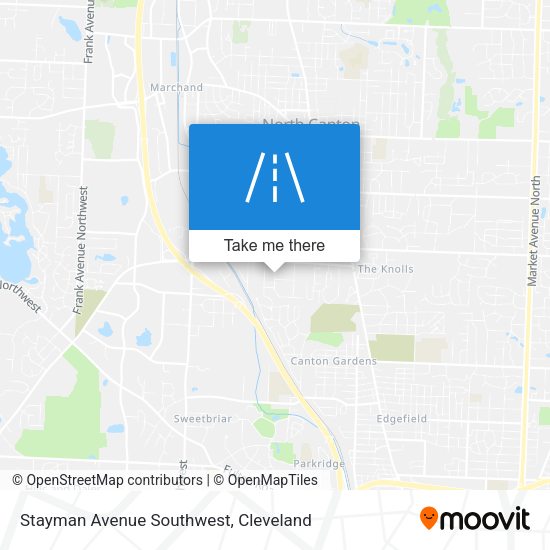 Stayman Avenue Southwest map
