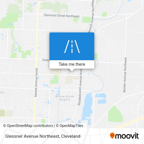 Glessner Avenue Northeast map