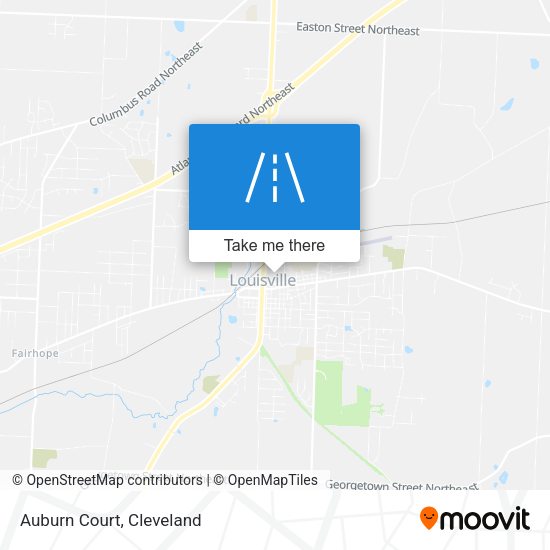 Mapa de Auburn Court