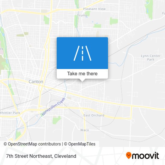 Mapa de 7th Street Northeast