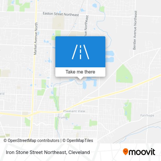 Iron Stone Street Northeast map