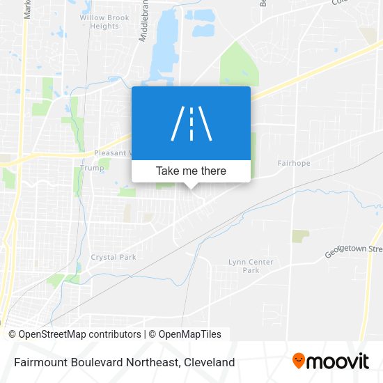 Mapa de Fairmount Boulevard Northeast