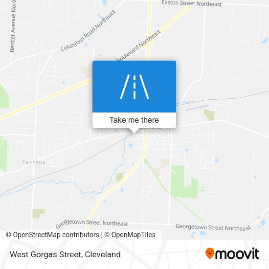 Mapa de West Gorgas Street