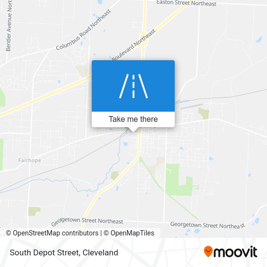 Mapa de South Depot Street