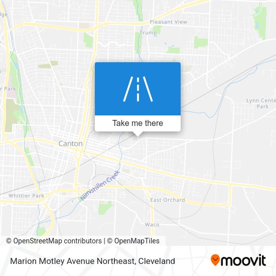 Marion Motley Avenue Northeast map