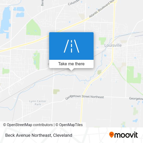 Mapa de Beck Avenue Northeast