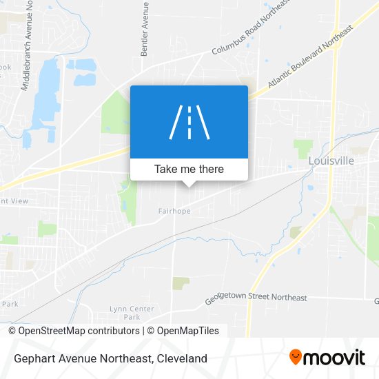 Gephart Avenue Northeast map