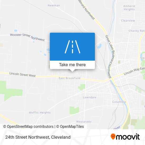 Mapa de 24th Street Northwest