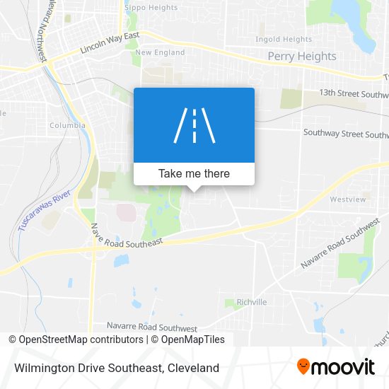 Mapa de Wilmington Drive Southeast