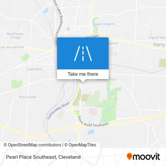 Pearl Place Southeast map