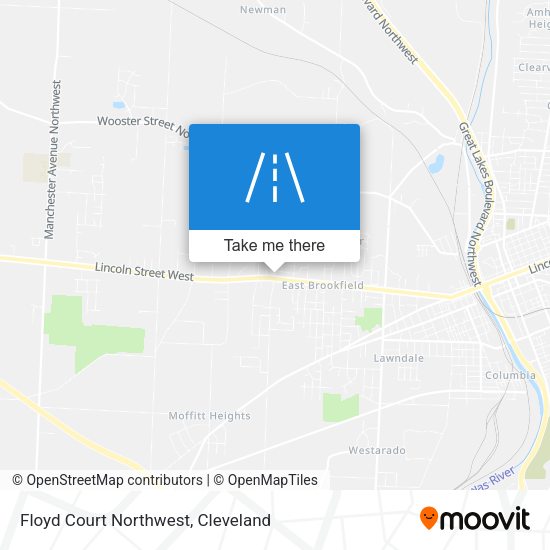 Floyd Court Northwest map