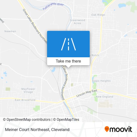 Meiner Court Northeast map