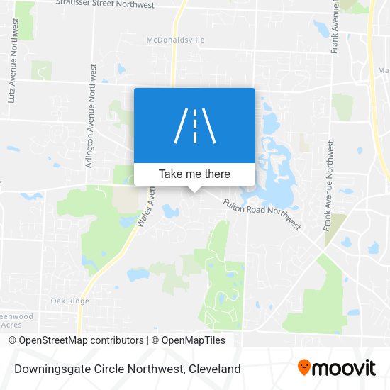 Mapa de Downingsgate Circle Northwest