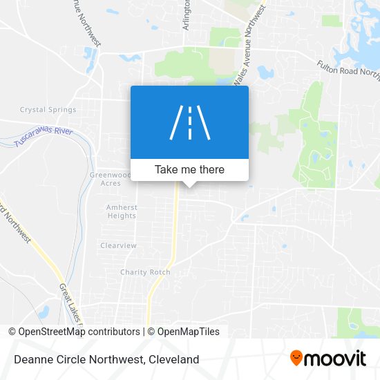 Deanne Circle Northwest map