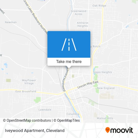 Mapa de Iveywood Apartment