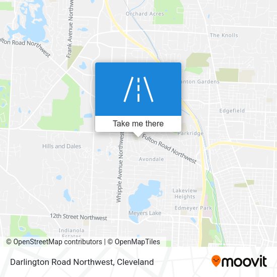 Mapa de Darlington Road Northwest