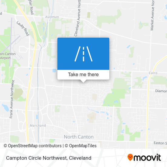 Campton Circle Northwest map