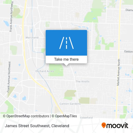 James Street Southwest map