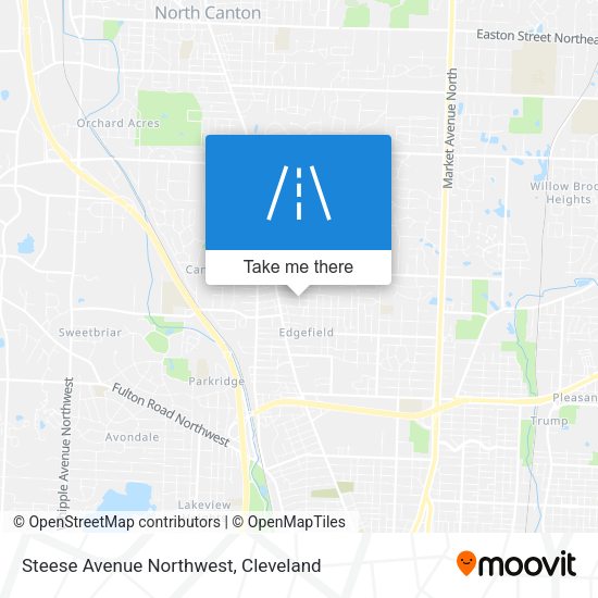 Steese Avenue Northwest map