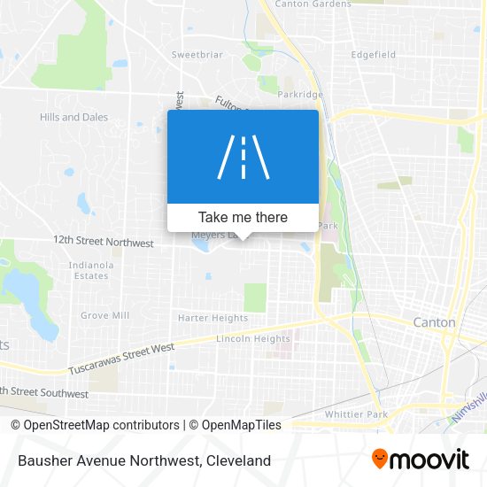 Mapa de Bausher Avenue Northwest