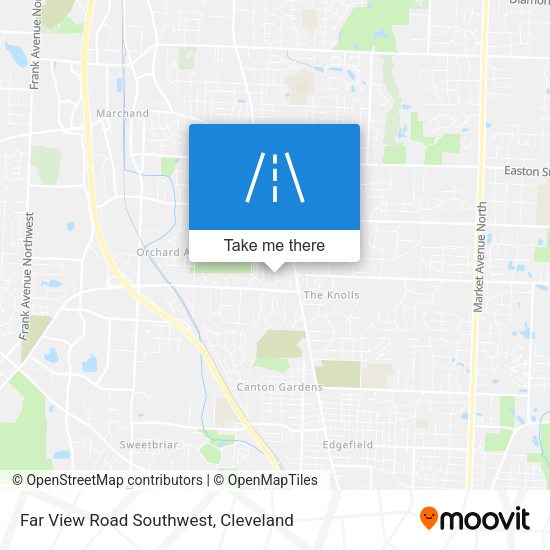 Far View Road Southwest map
