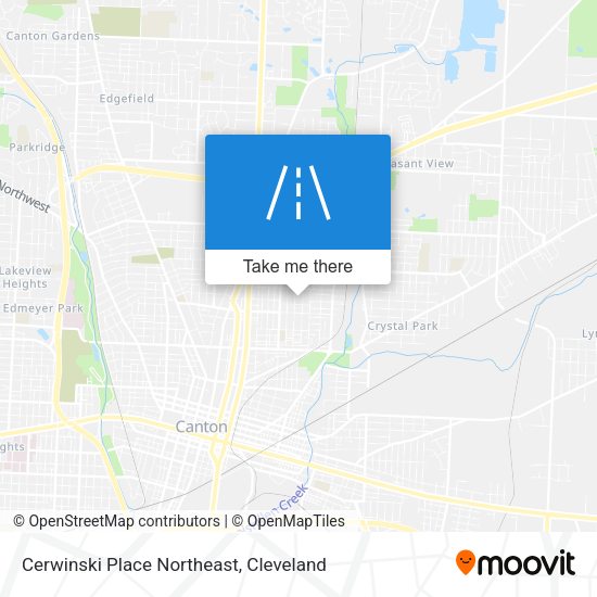 Cerwinski Place Northeast map
