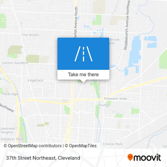 37th Street Northeast map