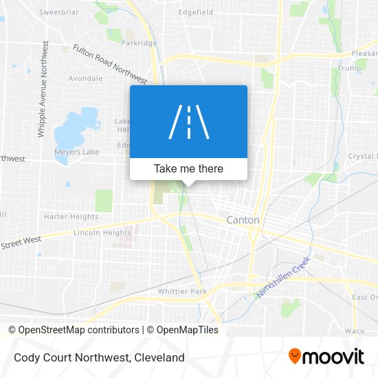 Cody Court Northwest map