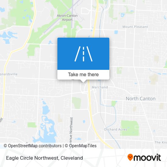 Eagle Circle Northwest map