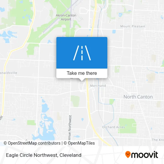 Eagle Circle Northwest map
