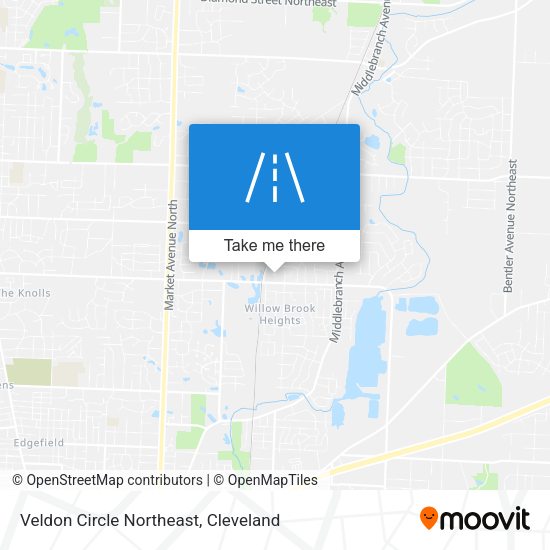 Mapa de Veldon Circle Northeast