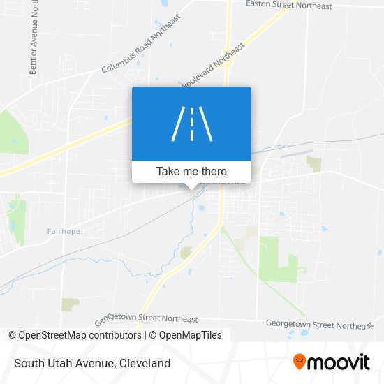 Mapa de South Utah Avenue