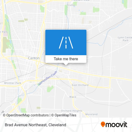 Mapa de Brad Avenue Northeast
